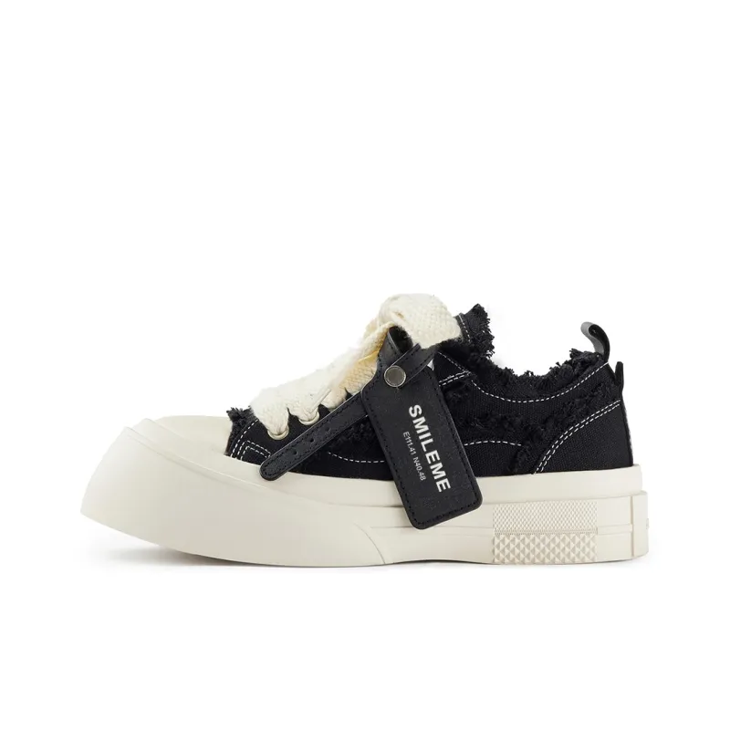 SMILEME Low-Top Canvas Shoes Unisex-6