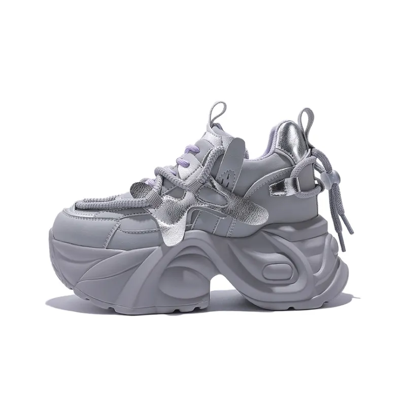 Junjali Slip Resistant Low Top Chunky Sneakers Women's-0