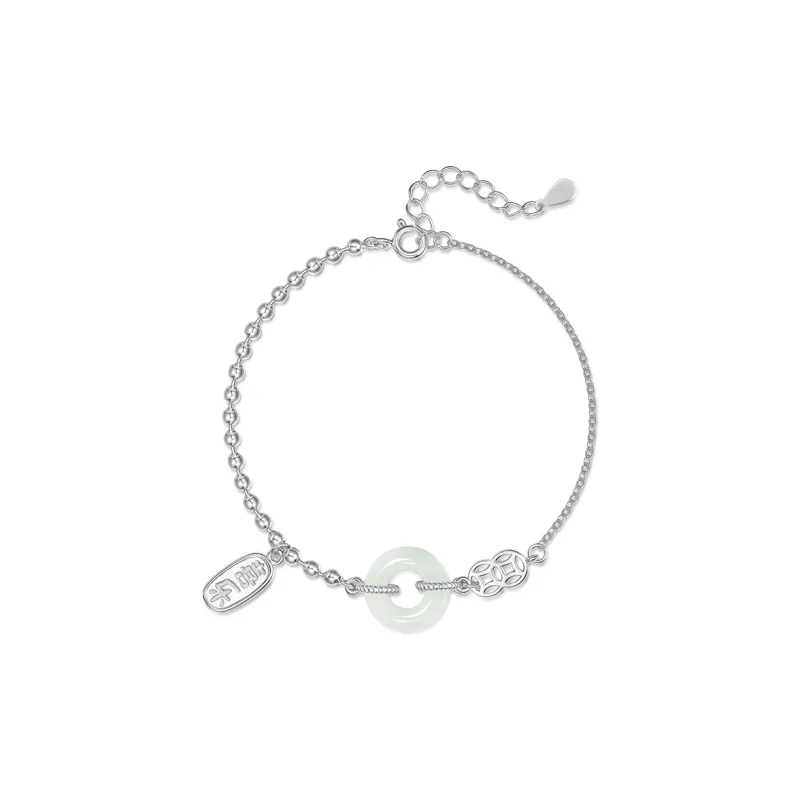 Suddenly Lucky Chalcedony Jade Bracelets Women's-0
