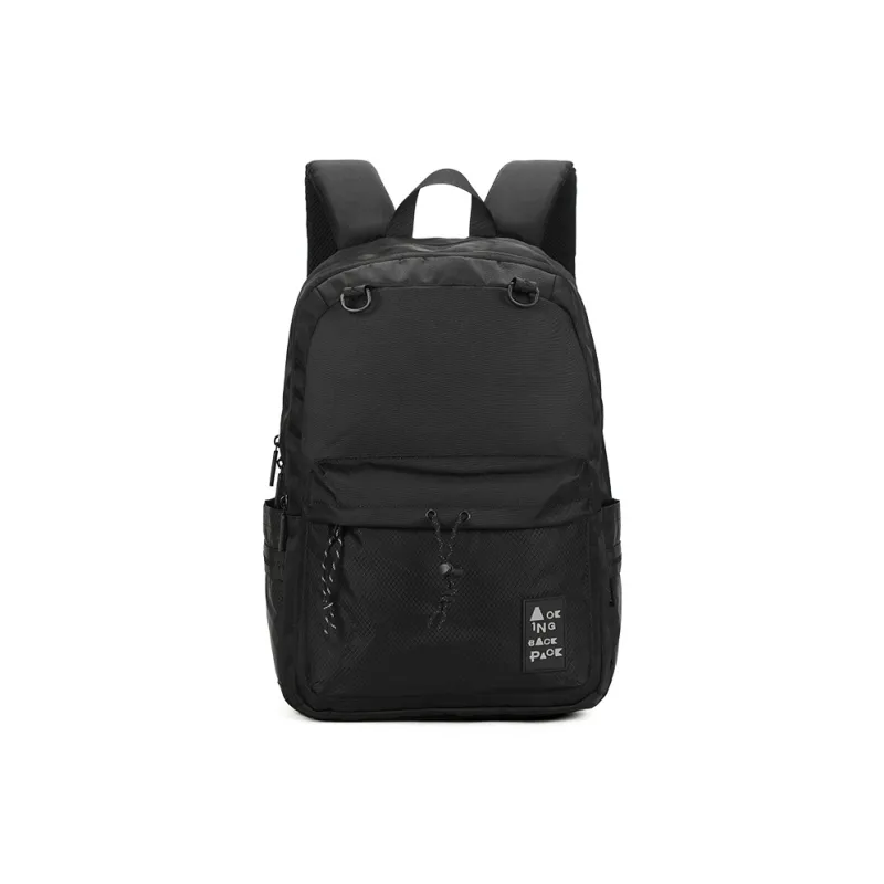 AOKING AK Polyester Backpack Medium Size Unisex Black Pink Khaki Army Green-11