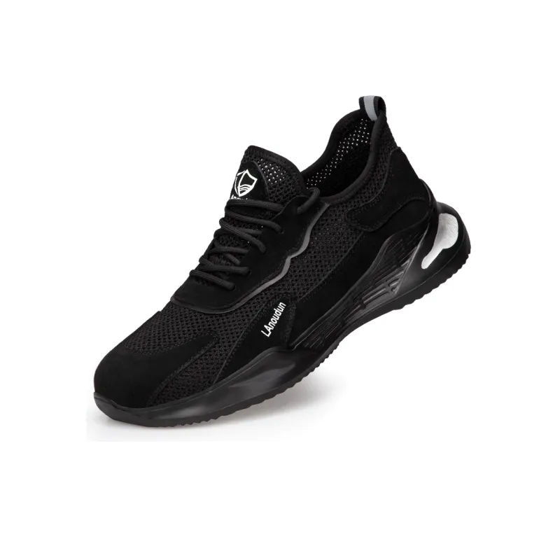 Blue Gull Shield Quick Dry Lightweight Low Top Outdoor Shoes Unisex Black-2