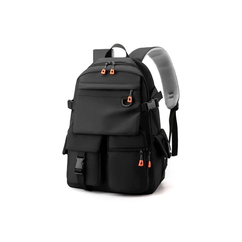 Alcohol Dragon Nylon Backpack Regular Men's Black/Gray-2