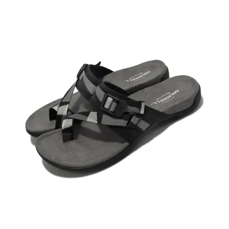 MERRELL District 3 Rubber Sole Slide Slippers Women's Black-2