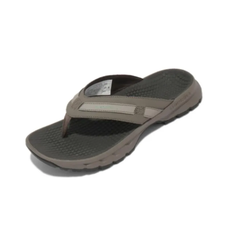 MERRELL Slip-Resistant Flip Flops Women's Stone Gray-2