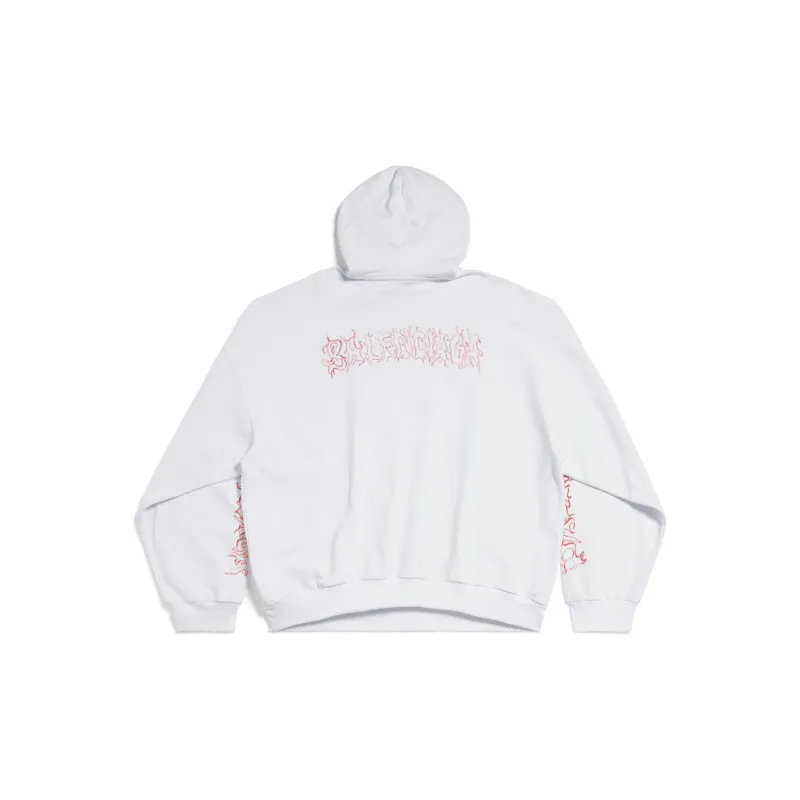 Balenciaga Logo-print Hoodie-7