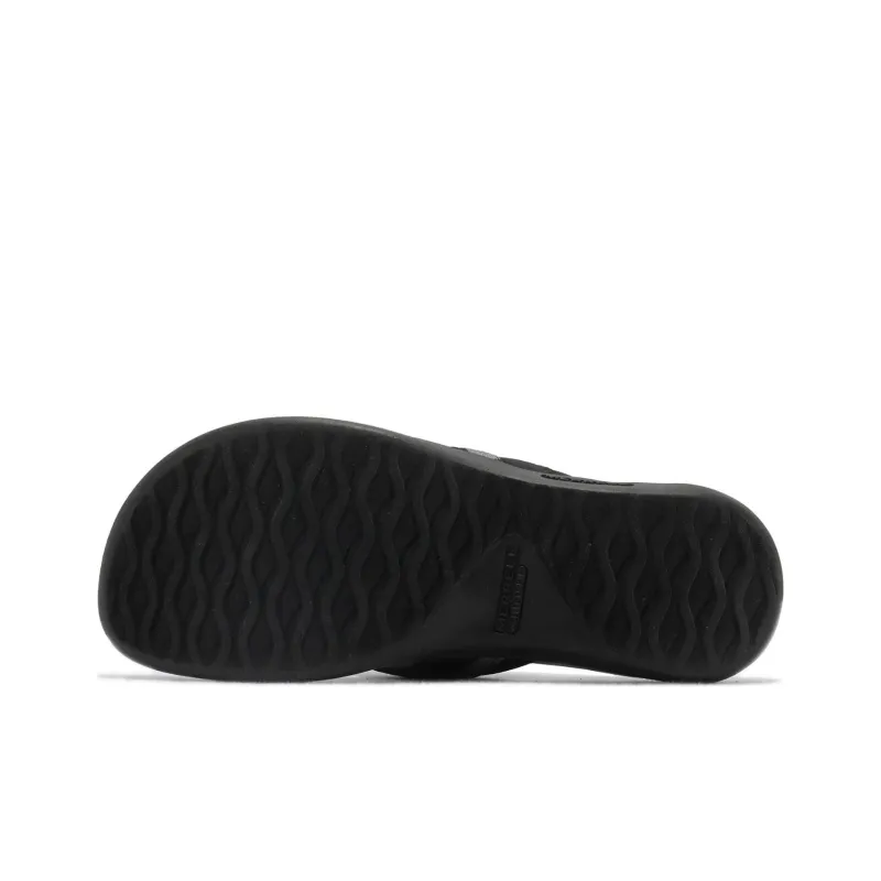 MERRELL District 3 Rubber Sole Slide Slippers Women's Black-5