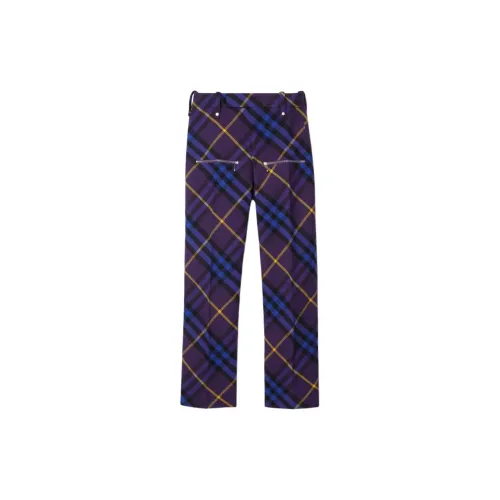 Burberry Casual Pants Women's Satin Ribbon Purple