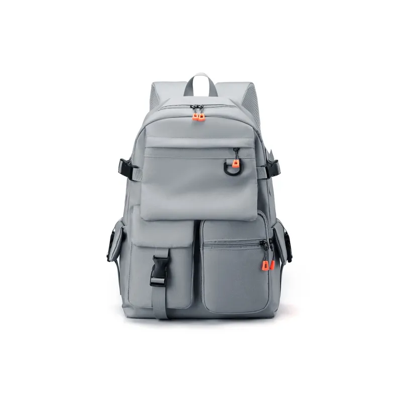 Alcohol Dragon Nylon Backpack Regular Men's Black/Gray-12