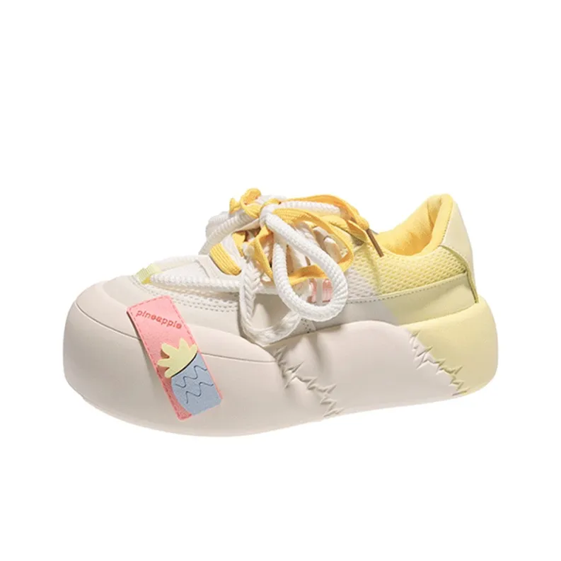 MXGM Puffy Shoes Thermal Low Top Skateboard Shoes Women's-26