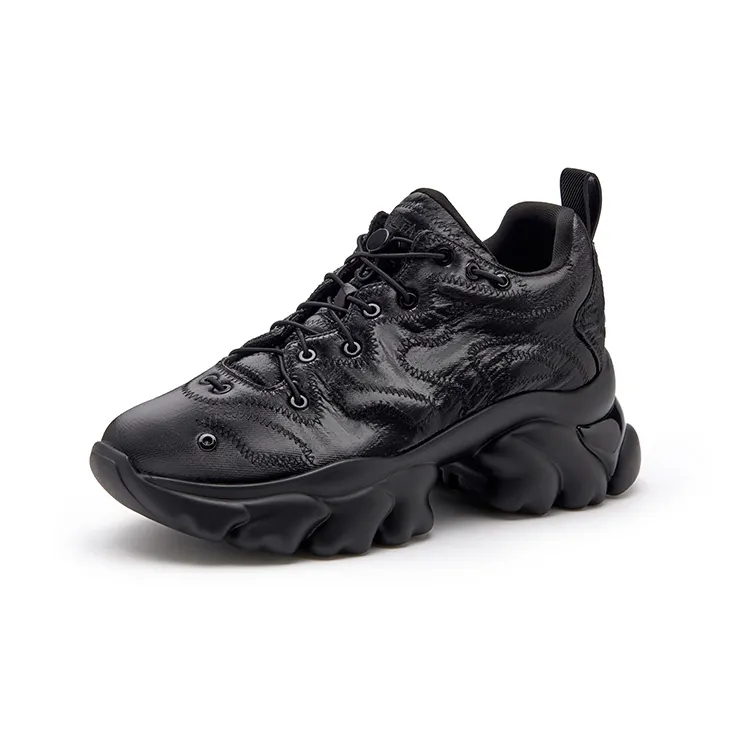 Talitaqoom Anti-Slip And Wear-Resistant Lightweight Height Increasing Low-Top Chunky Sneakers Women's-6