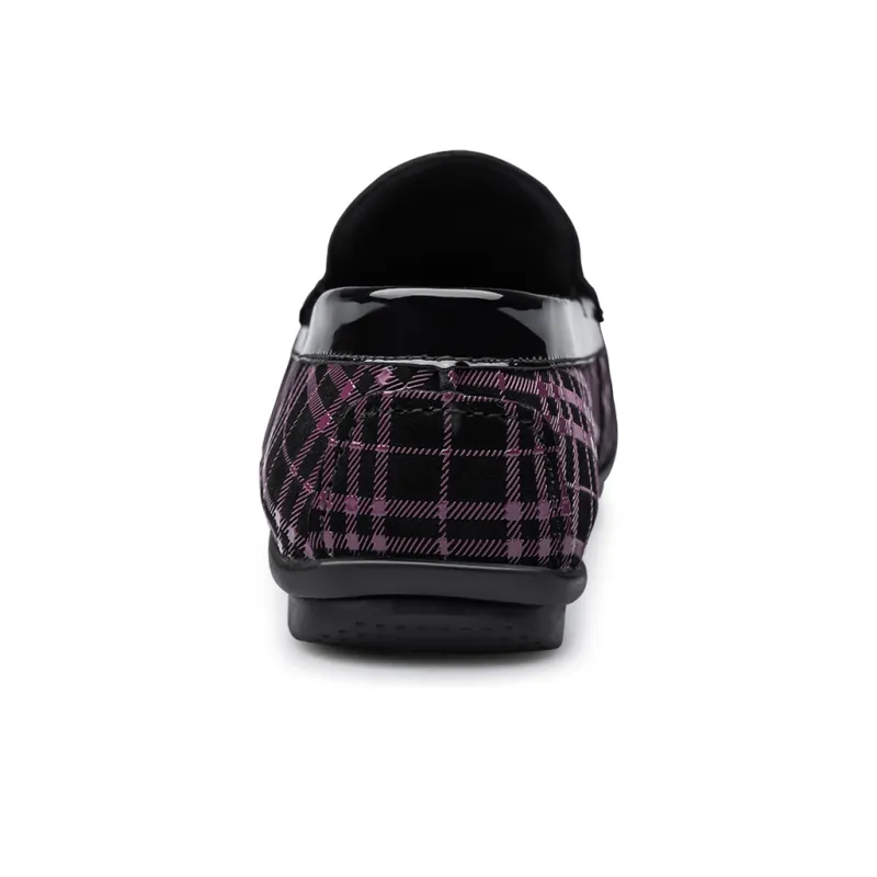 Mansion bull Gommino Loafers Unisex Black/Red-10