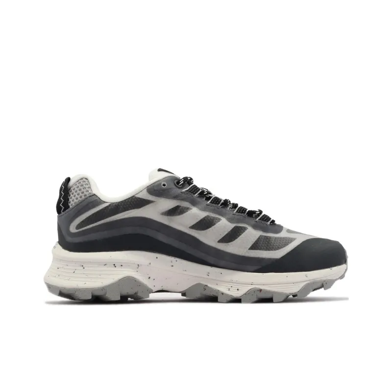 MERRELL Moab Speed Mid GTX Durable Breathable Low-Top Outdoor Shoes Women's Beige Black-1