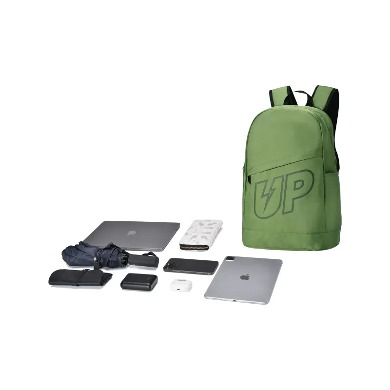 TURN UP Nylon Backpack Tubas Unisex Avocado Green-3