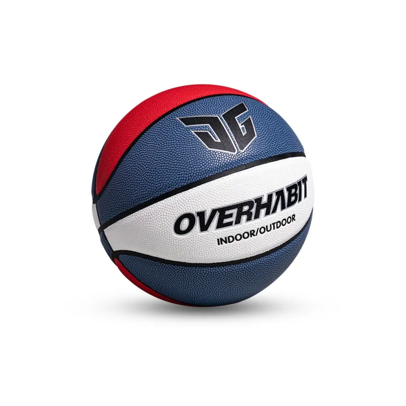 OVERHABIT PU Basketball Red Blue White Size 7 Training Unisex-1
