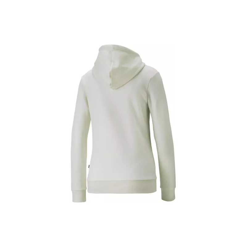 PUMA ESS+ EMBROIDERY HOODIE FL NO COLOR Sweatshirt Women's White-1