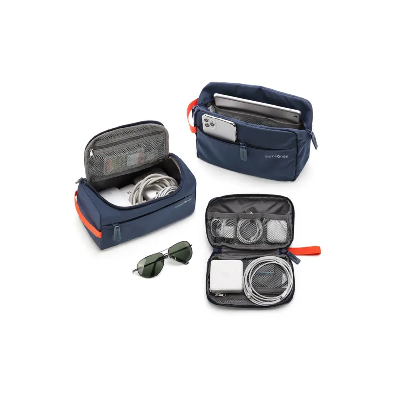 SAMSONITE Polyester Toiletry Bags Storage Bags Unisex Blue-3