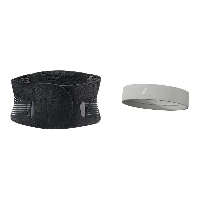 PEAK Back Support Braces Badminton Basketball Breathable Protective Compression Black Polyester Nylon Spandex Unisex-2
