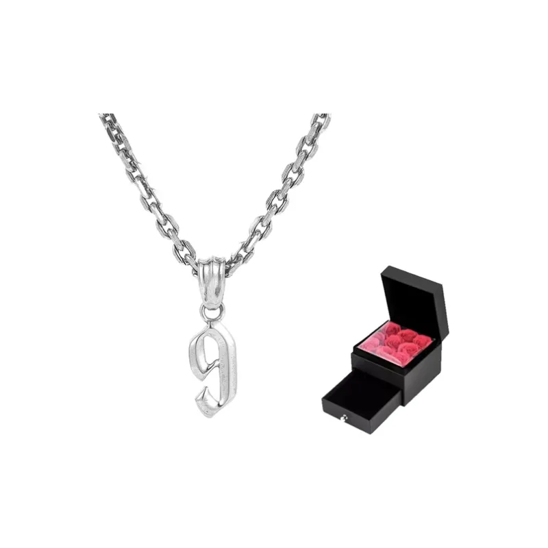 Ruibeila 925 Sterling Silver Necklaces Unisex-17