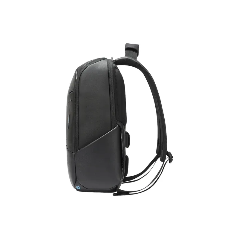 SAMSONITE PU Textile Backpack Large Size Unisex Black-2