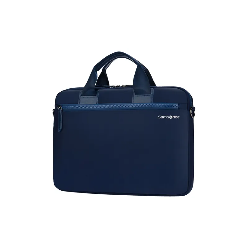 SAMSONITE Polyester Laptop Bag Shoulder Bag Handbag Medium Size Unisex Navy Blue-1