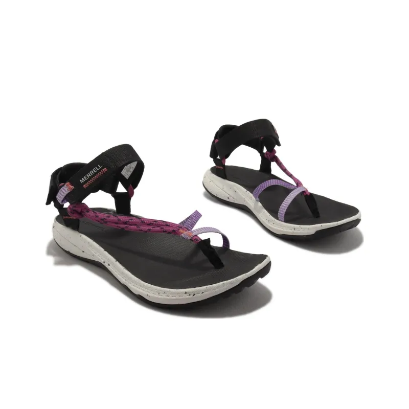 MERRELL BRAVADA CORD WRAP Beach Sandals Women's Black Purple-3