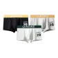 3-Pack (Black+Light Heather Gray+Ecru) 19120