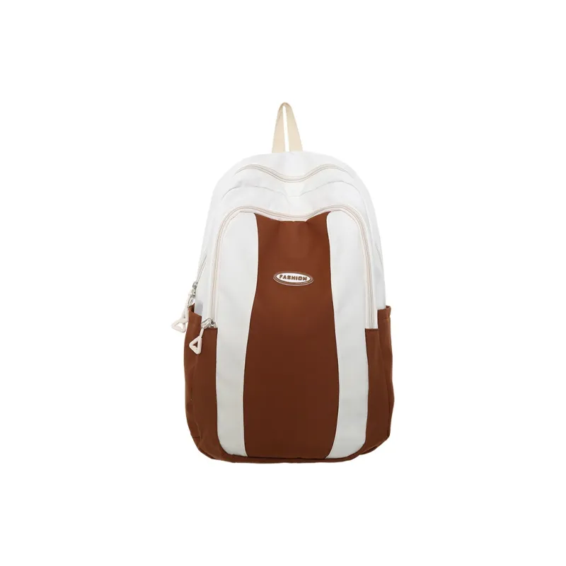 Techson Nylon Backpack Regular Unisex Black/Pink/Burgundy/Khaki-9