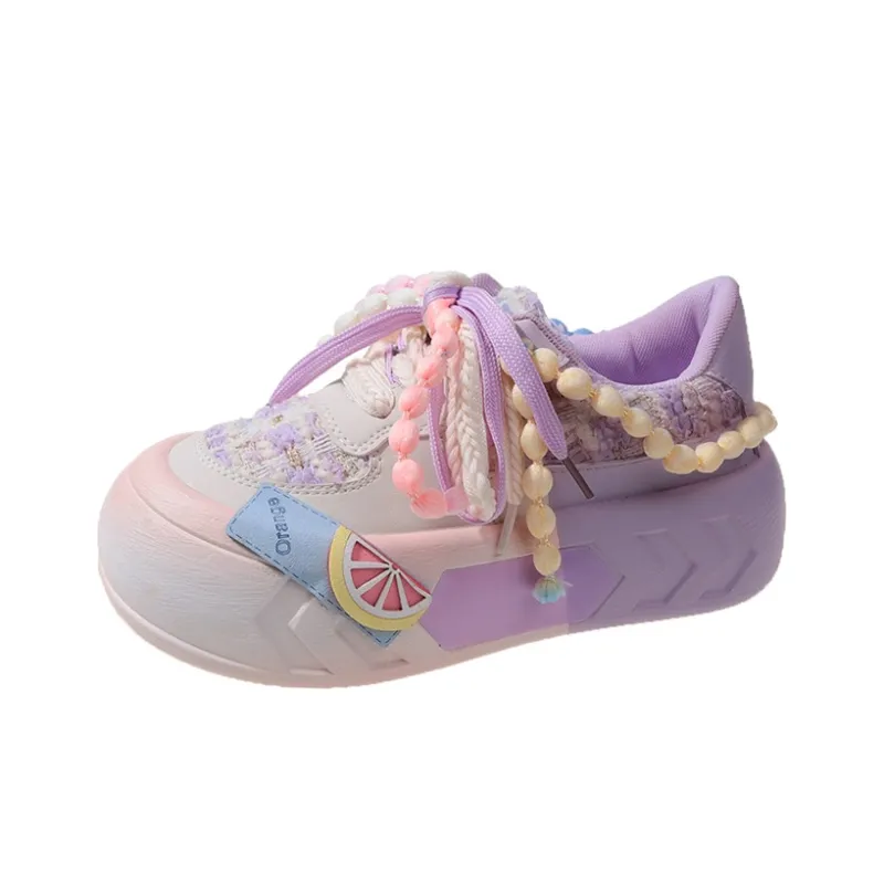 MXGM Puffy Shoes Thermal Low Top Skateboard Shoes Women's-20