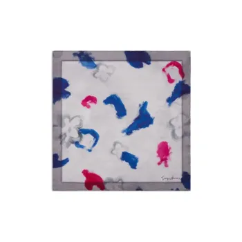 GIORGIO ARMANI Silk Scarves Unisex Multicolor