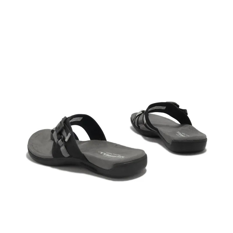 MERRELL District 3 Rubber Sole Slide Slippers Women's Black-4