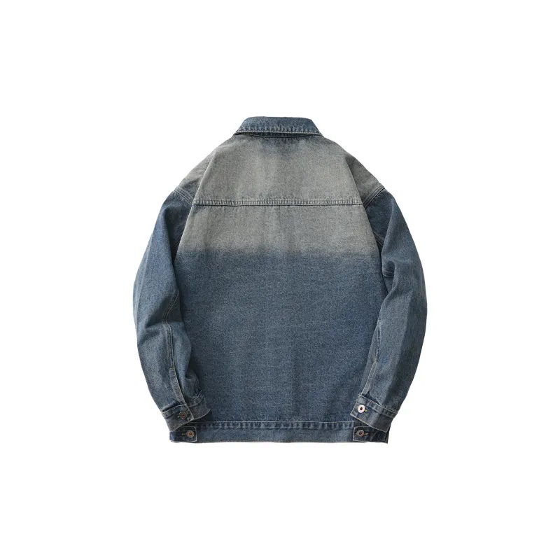 JASONWOOD Cowboy On The Run Denim Jacket Men's Sky Blue-1