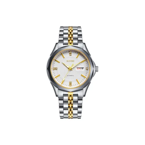 AOUKE Big Explosion Collection Mechanical Movement Silicone Strap Watch Mens Watches Gray Dial
