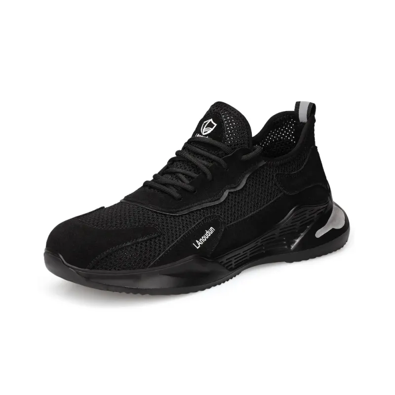 Blue Gull Shield Quick Dry Lightweight Low Top Outdoor Shoes Unisex Black-1