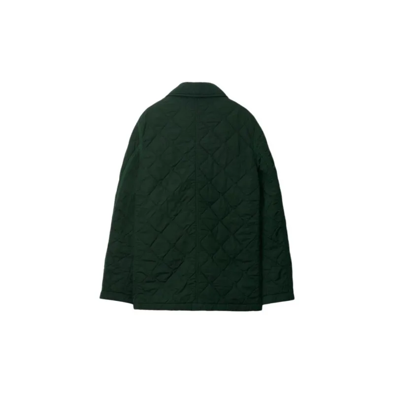 Burberry Equestrian Knight Embroidered Quilted Coat-1