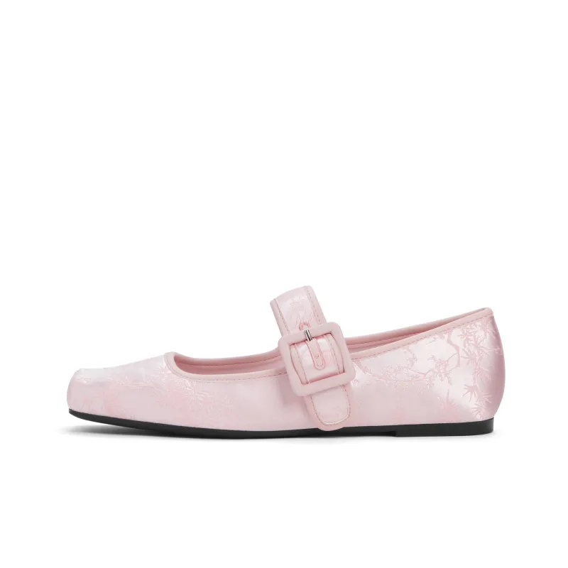 CHARLES&KEITH Small Charles & Keith Chinese Style New Chinese Style Women's Casual Shoes Flat Women's Multicolor-0