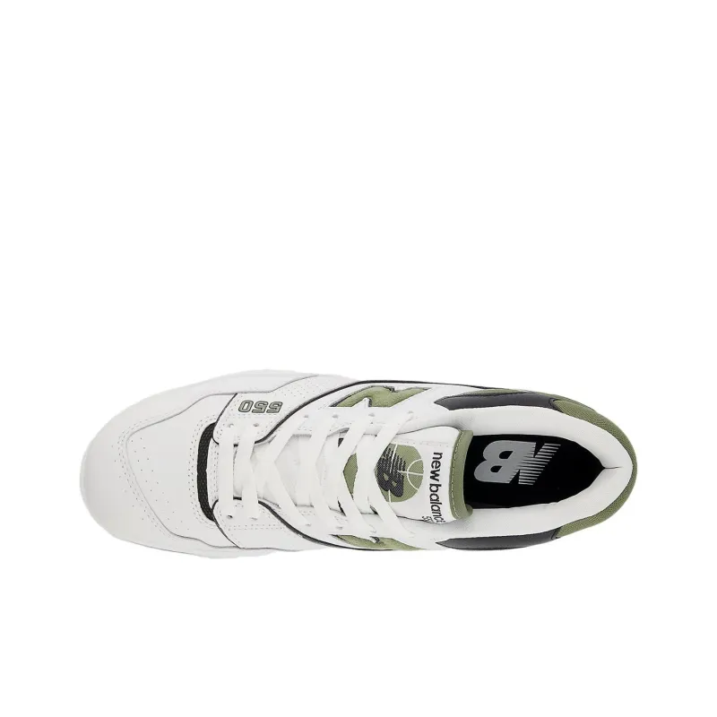 New Balance 550 White Dark Olivine-3