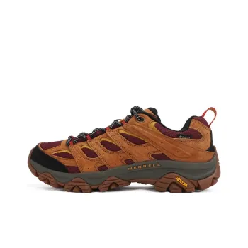 MERRELL MOAB 3 GTX Durable Breathable Low-Top Outdoor Shoes Men's Orange Red