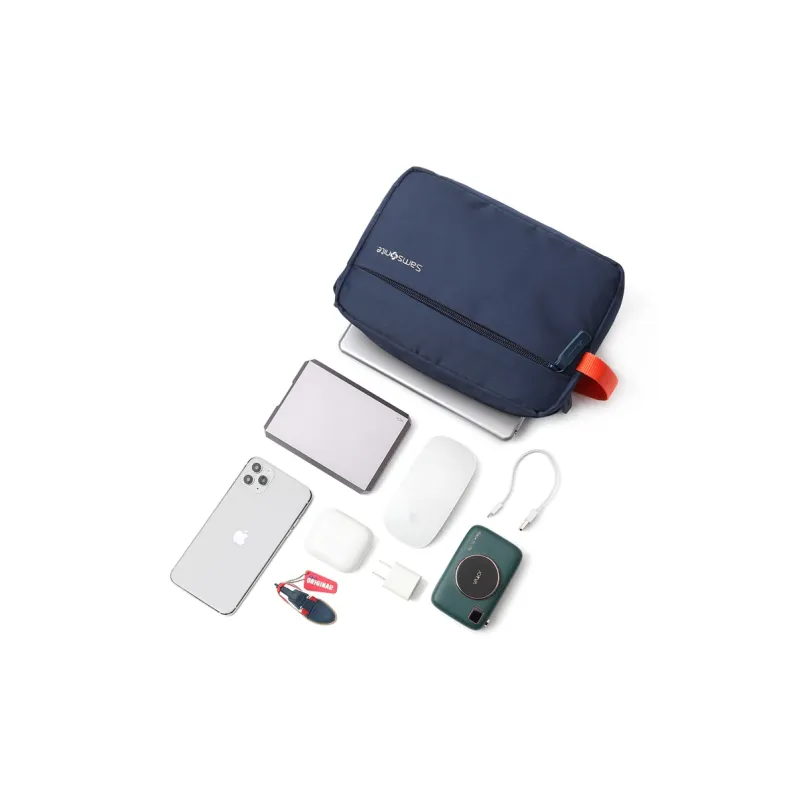 SAMSONITE Polyester Toiletry Bags Storage Bags Unisex Blue-4