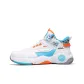 White Blue Orange-Fleece-Lined