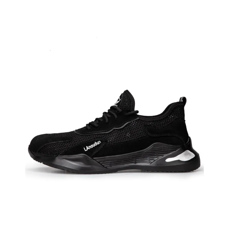 Blue Gull Shield Quick Dry Lightweight Low Top Outdoor Shoes Unisex Black-0