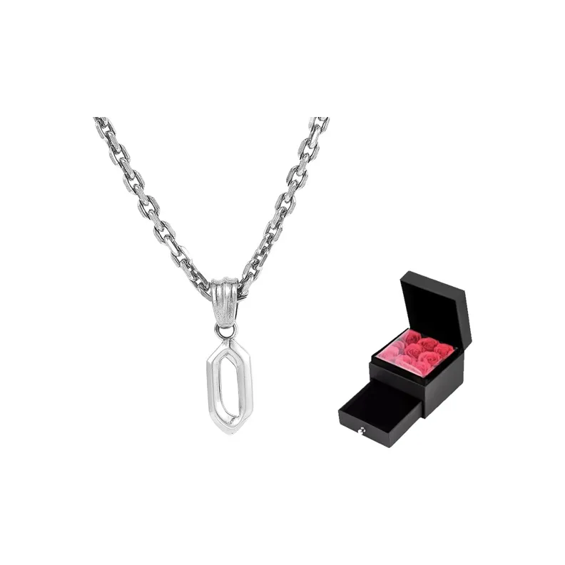 Ruibeila 925 Sterling Silver Necklaces Unisex-19