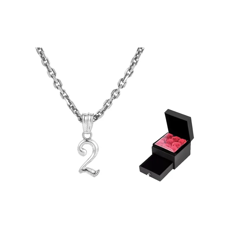 Ruibeila 925 Sterling Silver Necklaces Unisex-3