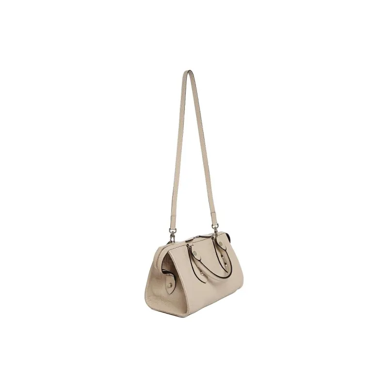 LONGCHAMP La Voyageuse Large Cow Leather Shoulder Bag Crossbody Bag Handbag Women's Pink White-2
