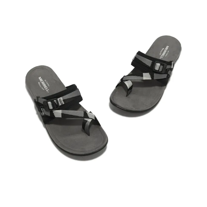 MERRELL District 3 Rubber Sole Slide Slippers Women's Black-3