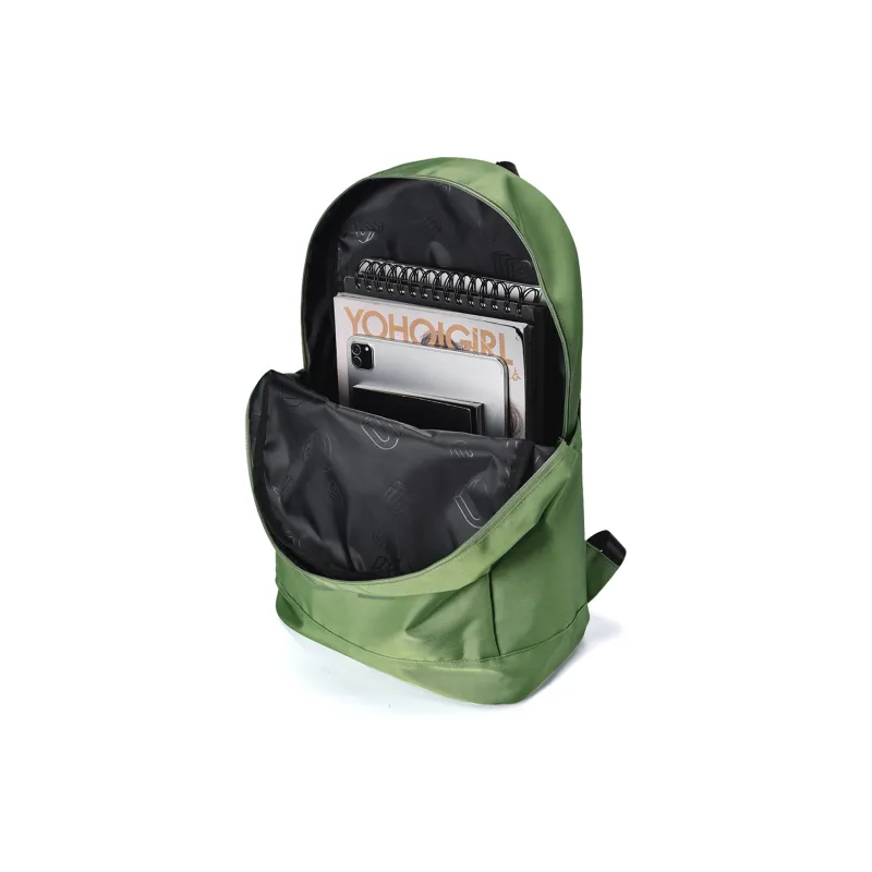 TURN UP Nylon Backpack Tubas Unisex Avocado Green-2