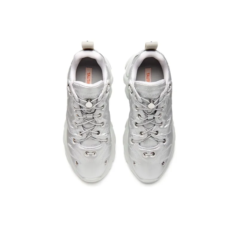Talitaqoom Anti-Slip And Wear-Resistant Lightweight Height Increasing Low-Top Chunky Sneakers Women's-3