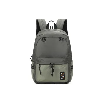 AOKING AK Polyester Backpack Medium Size Unisex Black Pink Khaki Army Green