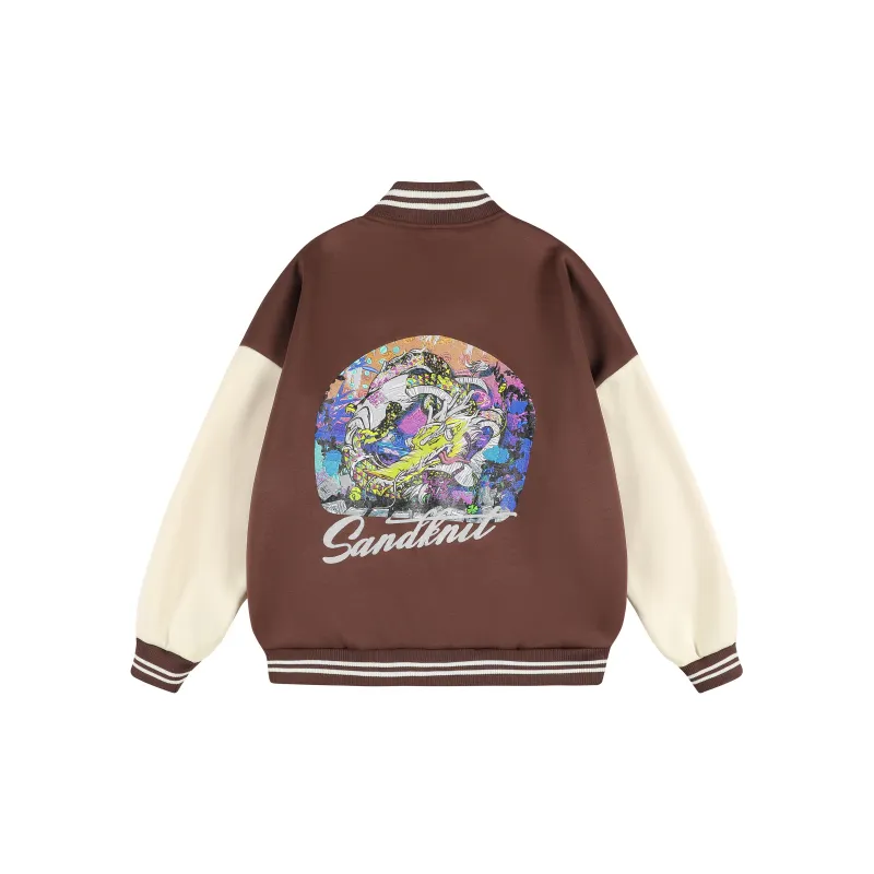 SandKnit Baseball Jacket Unisex-19