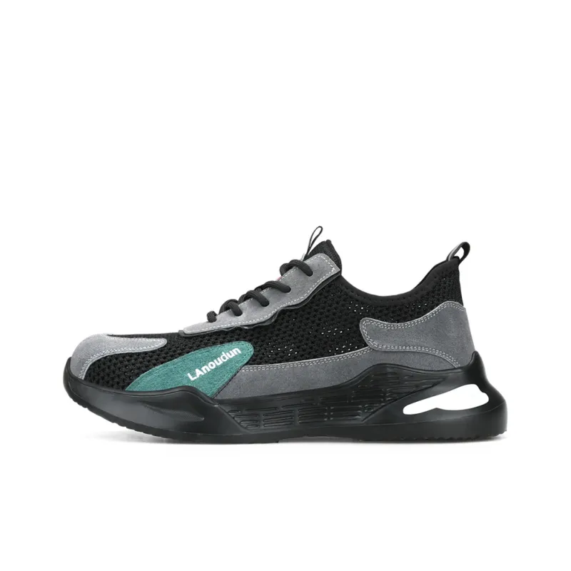 Blue Gull Shield Breathable Lightweight Low Top Outdoor Shoes Unisex Dark Gray-0