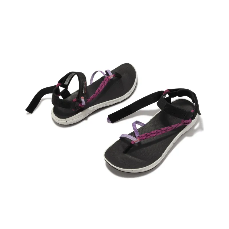 MERRELL BRAVADA CORD WRAP Beach Sandals Women's Black Purple-4